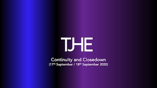 The JH | Continuity and Closedown (Again??) (Thursday 17th/Friday 18th September 2020)