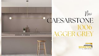 Discover The New Caesarstone Agger Grey for Creating Sustainable Spaces