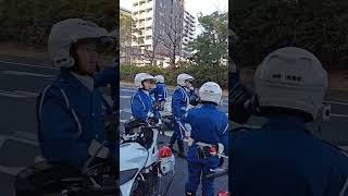 「箱根駅伝」の順位を気にしてるところに白バイ通過🚨、神奈川県警察👮