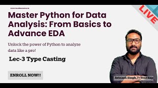 Lec-3 Type Casting In Python | (HINDI)