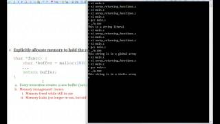 How to Return an Array from a Function in C Part 2/2