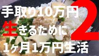 【節約生活②】手取り10万になったから節約料理で一人暮らし