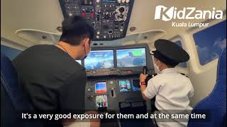 Captain Isaac Chan of AirAsia at KidZania Kuala Lumpur