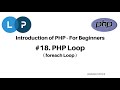 PHP foreach loop with basic structure and example | PHP loop | PHP Tutorial  | Learn PHP Programming