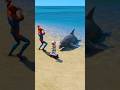 GTA V BABY SAVING DOLPHIN FROM SPIDER MAN #shorts | GERINGG