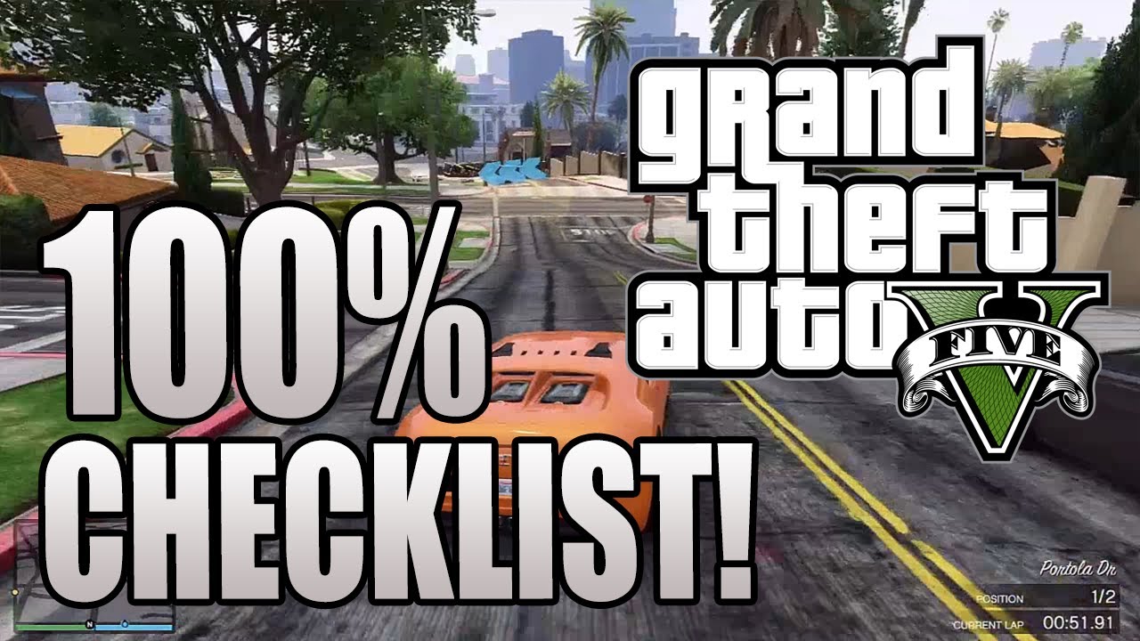 GTA5 Grand Theft Auto V: 100% Completion Checklist! (Dutch Commentary ...