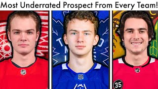 The MOST UNDERRATED Prospect From EVERY NHL Team! (Top 32 Team Prospect Rankings & NHL Trade Rumors)