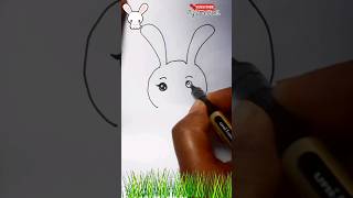 How to draw Cute Rabbit | Rabbit drawing #shorts #shortsfeed #shortvideo #tutorial #art