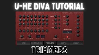 Uhe Diva Tutorial - What are Trimmers and how to use them?