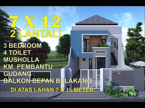 8200 Koleksi Gambar Rumah Minimalis 2 Lantai 7 X 12 Terbaik
