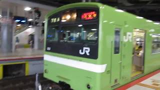 JR西日本 201系 おおさか東線 普通 久宝寺行き 新大阪駅  JR淡路駅  20190715