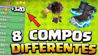 8 PERFS avec 8 COMPOS DIFFÉRENTES en légende 😨 : Le défi ULTIME sur Clash Of Clans en HDV 17 🔥