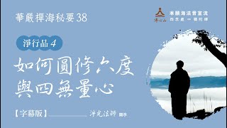 【華嚴經禪海秘要38】淨行品(4)：如何圓修六度與四無量心【字幕版】__淨光法師開示