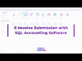 How to submit E-Invoice