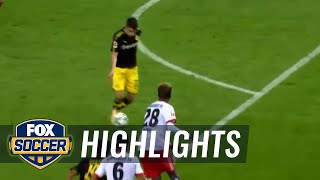 Christian Pulisic scores a brilliant goal vs. Hamburg for 3-0 lead | 2017-18 Bundesliga Highlights