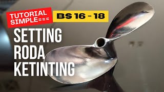 🔴 SETTING RODA KETINTING BS 16 18 | Mancing Udang Galah