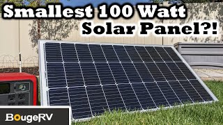 BougeRV 100w 9BB Solar Panel Review - Compact and Efficient!