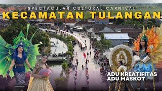 KARNAVAL AKBAR SE-KECAMATAN TULANGAN 2024 || SEMUA SALING ADU KREATIFITAS DAN MASKOT