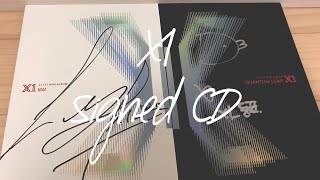 ［UNBOXING］ X1 signed CD 비상：QUANTUM LEAP / サイン入りCD開封動画