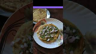 Without Stuffed Paratha with Chatney। चटपटा पराठा बिना स्टफिंग