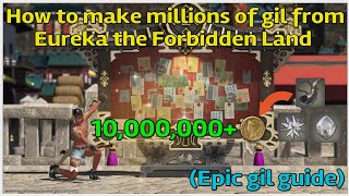 How to make millions of gil with Eureka Hydatos