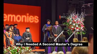 Why I Needed A Second Master's Degree