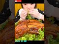 asmr enjoys the crispy pork belly that melts in the mouth right from the first bite.