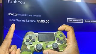 How to UNLOCK free $500 PSN CODE on PS4  *Unpatched*