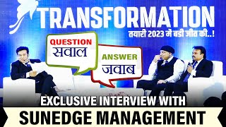 Exclusive interview with @Sunedge_media  management | Q\u0026A | directselling | #networkmarketing | No 1 Plan