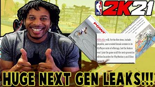 NBA 2K21 LEAKED FEMALE PLAYERS - NEW JUMPSHOT LANDINGS - ALL NEW PARK EXPERIENCE