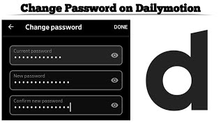 Hours to Change Password on Dailymotion app | Update Password on Dailymotion acc