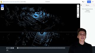 Labeling a 3D point cloud sequence with cuboids