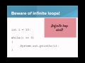 while loop java