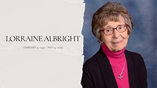 Lorraine Albright Memorial Service