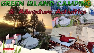 Unveiling the Luxurious Side of Camping in Pithoragarh's Green Island #camping  @himankivlogs