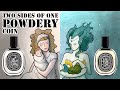 Orphéon and Fleur de Peau by Diptyque. I drew what these perfumes smell like!