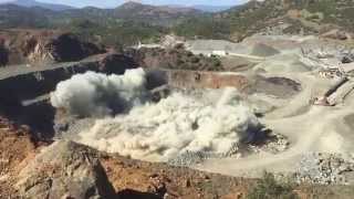 Ideal Blasting Customer's Quarry Explosive Blast