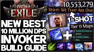 Path of Exile 2 - New Best BROKEN DPS Invoker Build Guide - OP Stormwave Unbound Avatar Monk Combo!