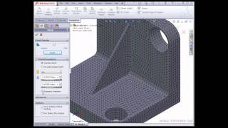 SolidWorks 2013 Simulation Tutorials- Using Mesh Controls (#7)