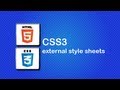 HTML5 and CSS3 Beginner Tutorial 12 - External Style Sheets