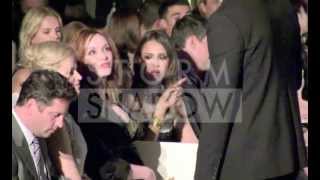 Celebrities front row at 2012 Versace show Paris