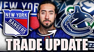 MIKA ZIBANEJAD CANUCKS TRADE UPDATE: NEW YORK RANGERS CENTRE REJECTS COMING TO VANCOUVER