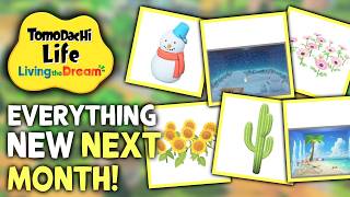 Everything NEW Next Month In Tomodachi Life: Living The Dream