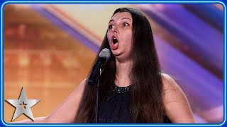 Kimberly Winter BURPS her way through ABBA's 'The Winner Takes It All' | Auditions | BGT 2024