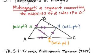 How to Math: 5.1 Midsegments in Triangles