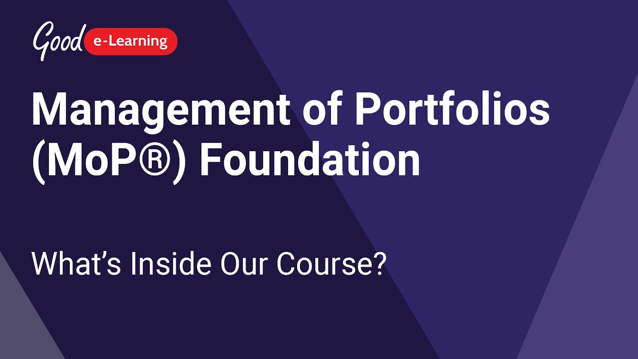 What's Covered In Our Management Of Portfolios (MoP®) Foundation Course ...