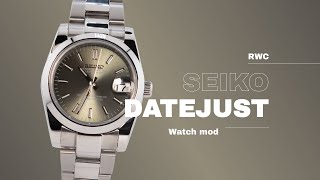 Introducing the Seiko Datejust with a Striking Green Dial!