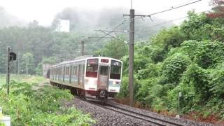 [FHD]JR東日本・篠ノ井線：明科～西条駅間、211系/走行シーン。