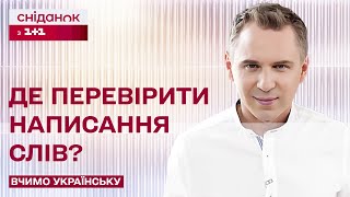 Де перевірити написання слів – Вчимо українську