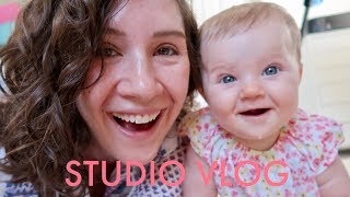 Artist Studio Vlog: Maternity Leave as a Freelance Illustrator